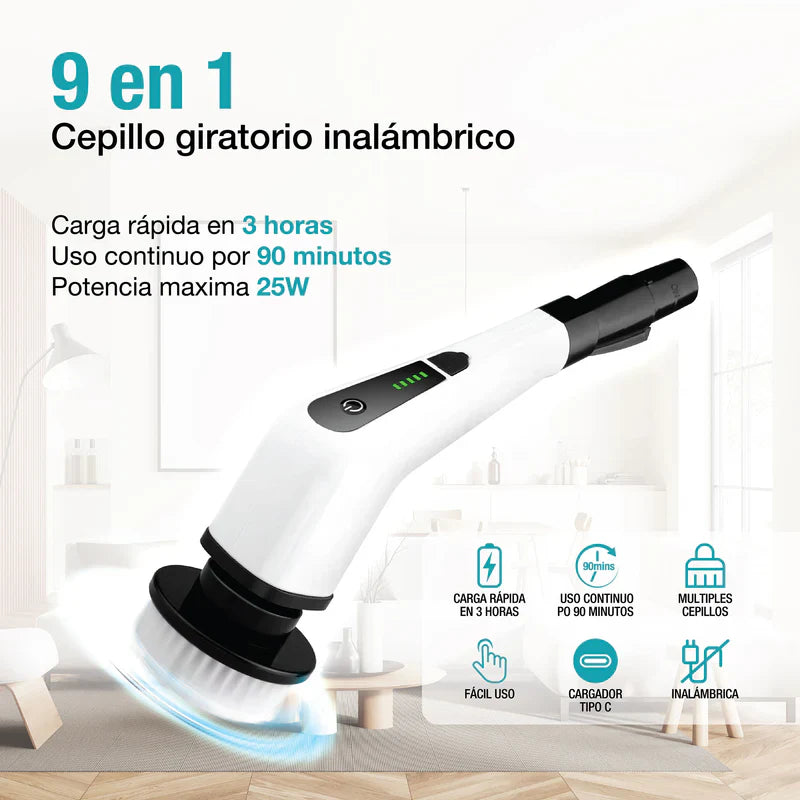 NUEVO Cepillo 9 EN 1 Clean Speed plus 9X!! ✨🧽